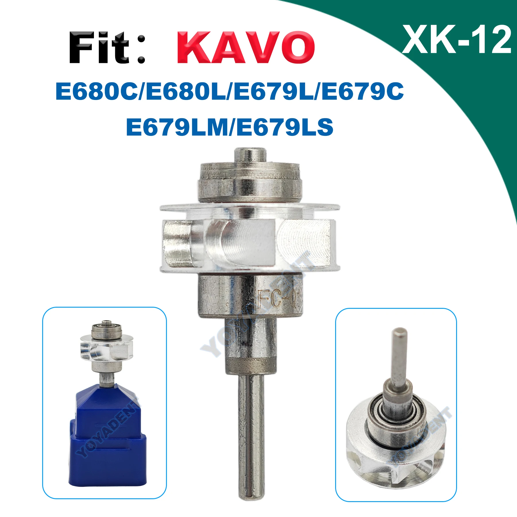 Dental Turbine Cartridge Rotor For KAVO High Speed Handpiece Dentistry Cartridge Ceramic Bearing Accessories