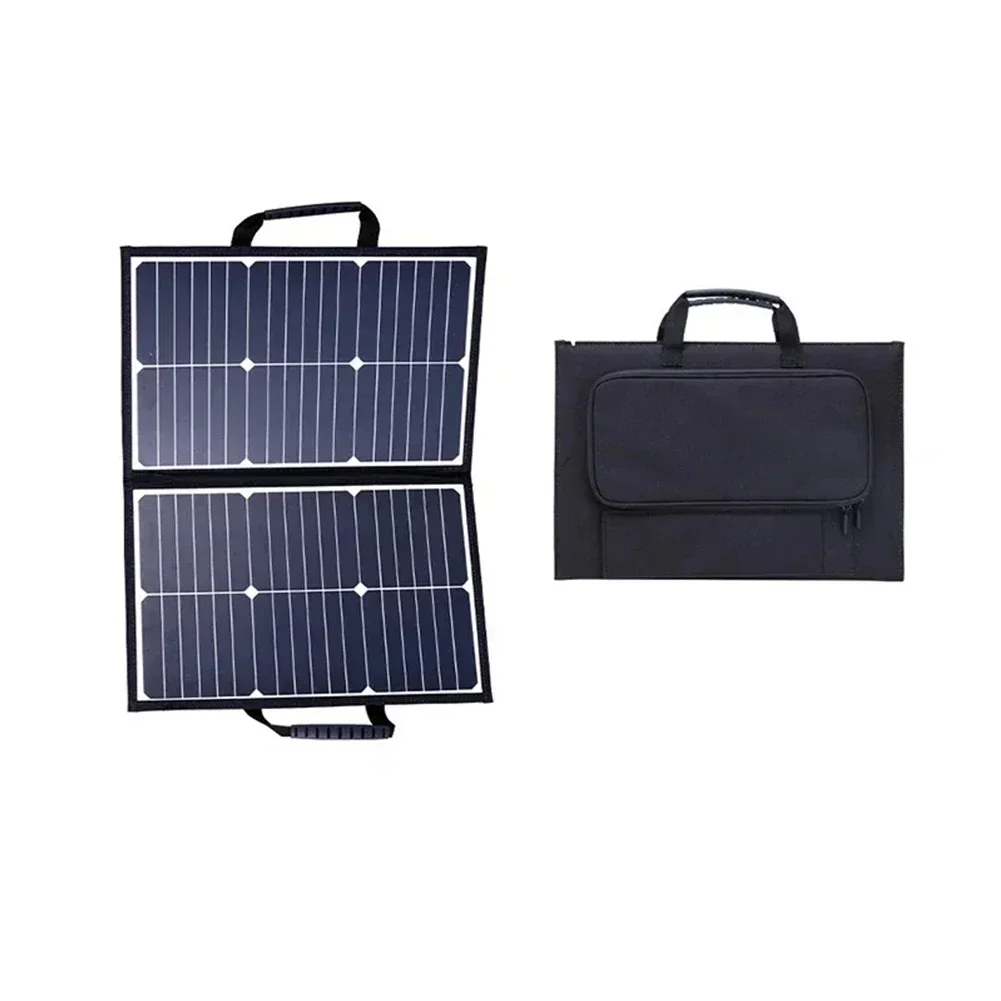 

50W Portable Solar Panel Charger Foldable Power For Generator Station Camping Climbing Hiking Picnic Electrical Supplies