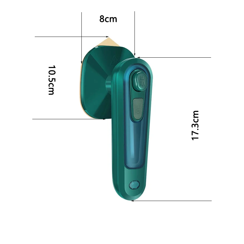 Mini plancha de agua y electricidad Jet, mini plancha de viaje, plancha plegable y giratoria portátil para planchar ropa