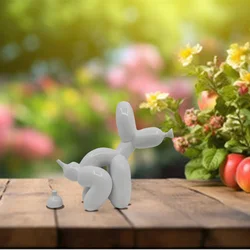 Pooping Dog Sculpture ，Tiny Figurines Home  Cute Novelty Gift,  Coffee Table Decoration