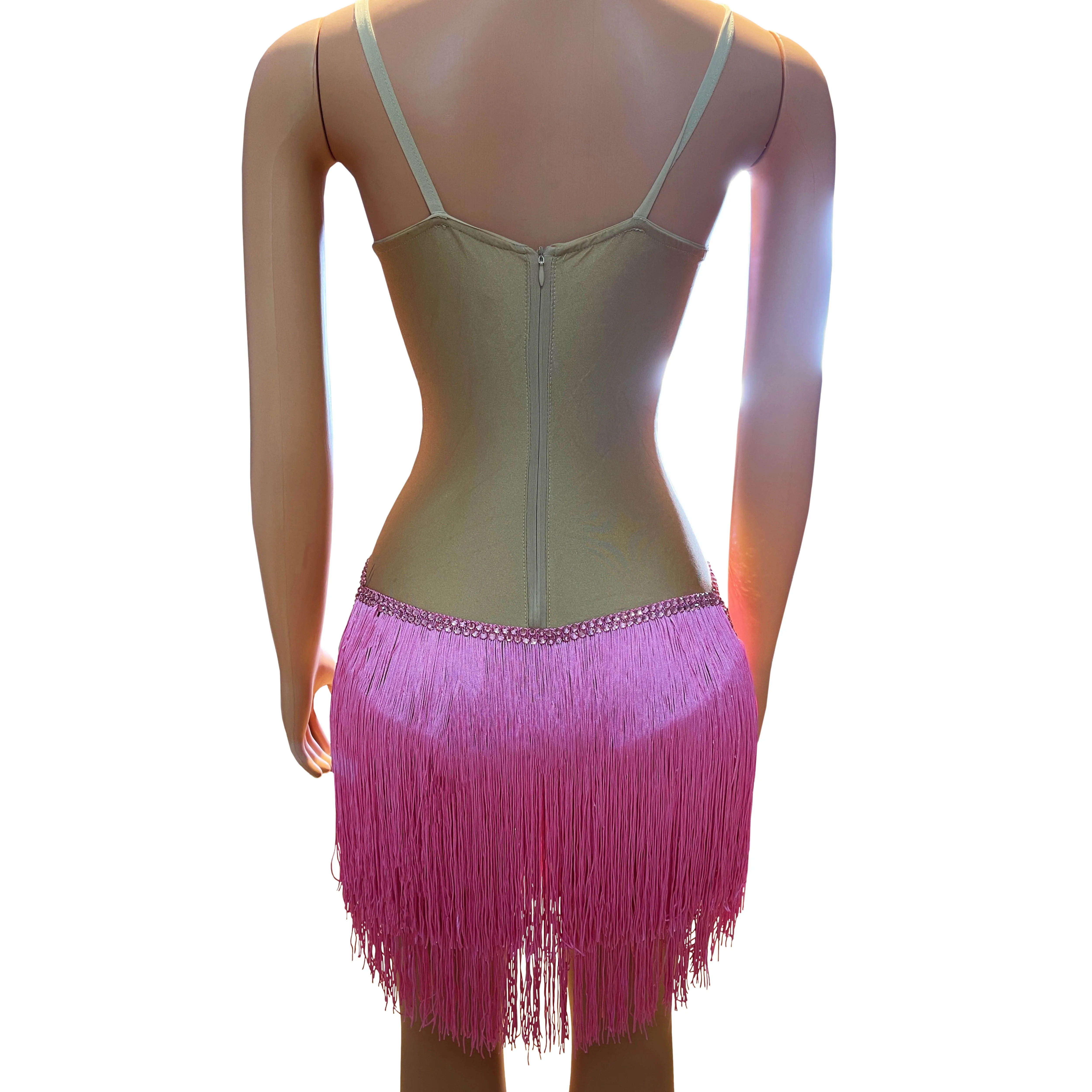 Sexy Diamond Tassel Slim Fit jumpsuit Nightclub DJ Bar Female Singer Stage Performance Dance Team Party Theme Show Clothing