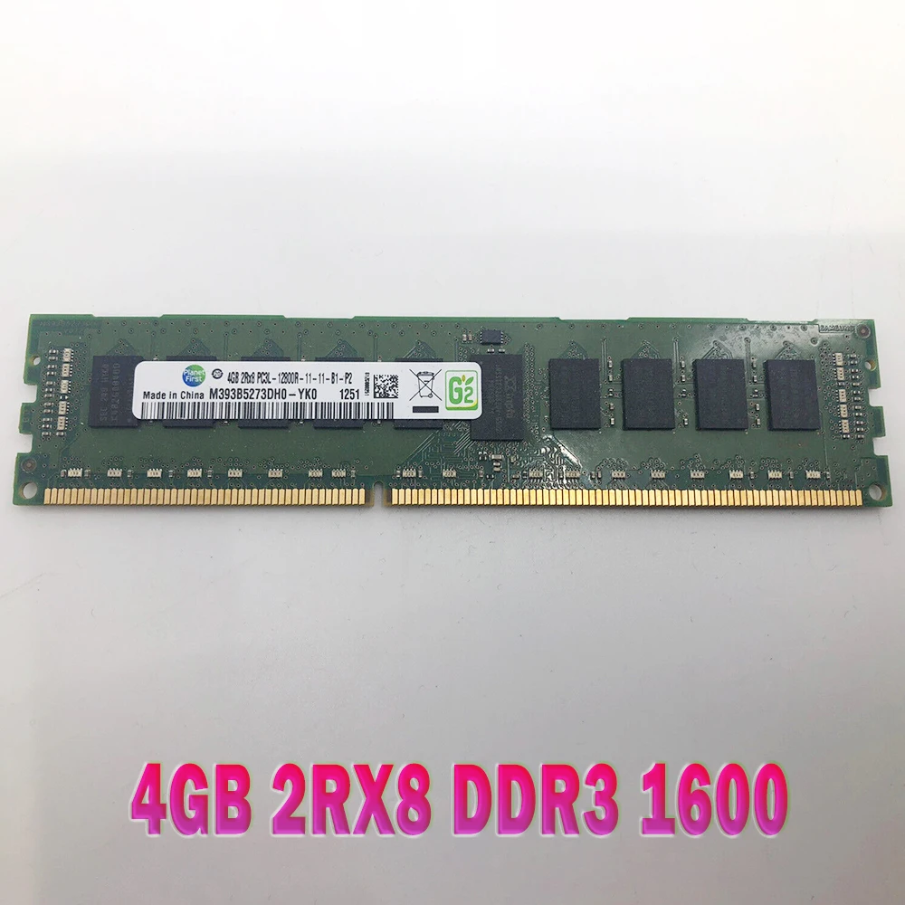 

1PCS RAM 4G ECC Server Memory For Samsung M393B5273DH0-CK0 4GB 2RX8 PC3-12800R DDR3 1600