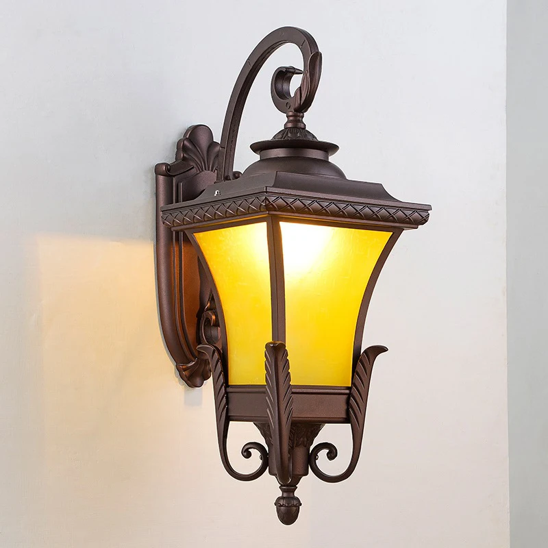 Outdoor Waterproof Outdoor Indoor Villa Retro Courtyard Exterior Wall Lamp Balcony Corridor Wall Lamp