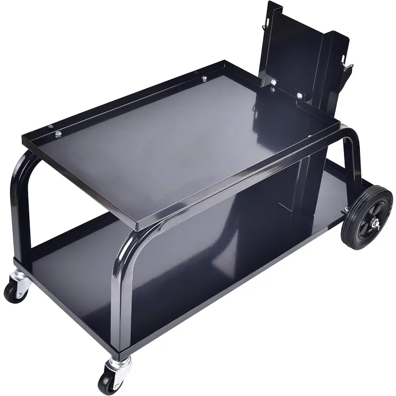 

ДОМА. Универсальная сварочная тележка MIG, сварочная тележка на колесиках для сварочного аппарата TIG MIG, грузоподъемность 110 фунтов, черный