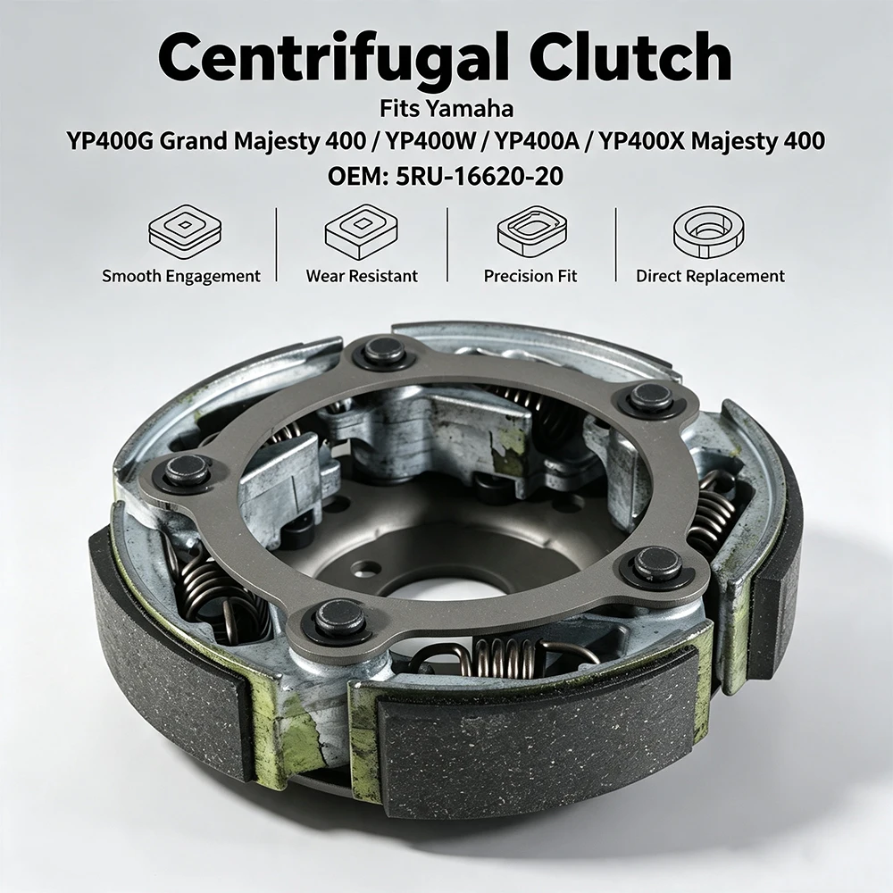 Motorcycle Centrifugal Clutch For Yamaha YP400G Grand Majesty 400  YP400 YP400W YP400A YP400X Majesty 400 OEM:5RU-16620-20