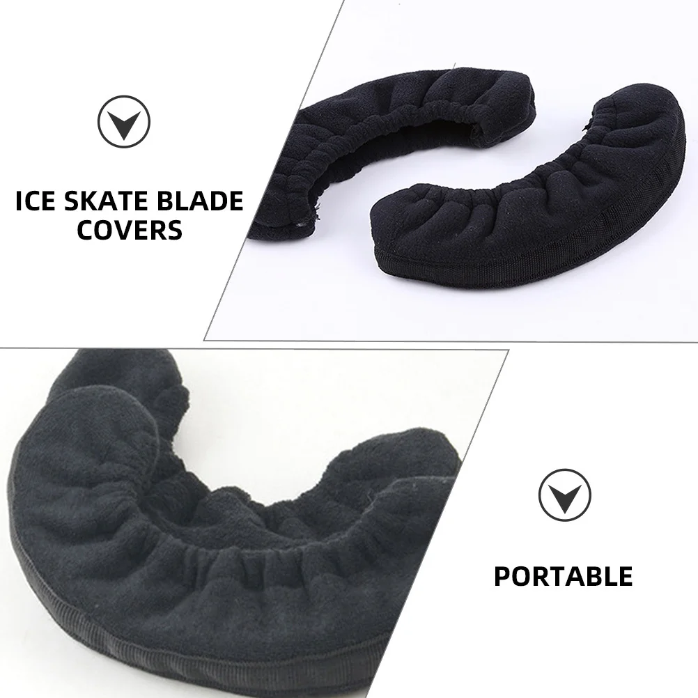 

Ice Skate Blade Covers Skating Guards For Hockey Figure Skates Protection 2 Pairs Anti-Slip Durable Covers