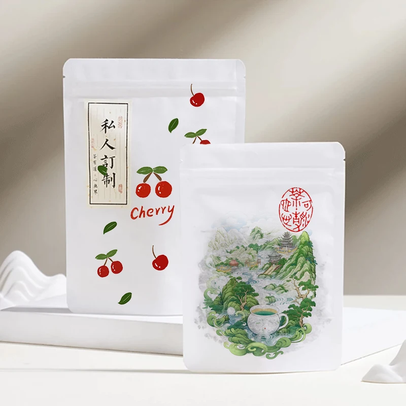 أكياس تغليف شاي القهوة عالية الجودة مصنوعة حسب الطلب مع أكياس واقفة مقاومة للرطوبة