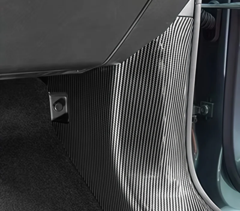 Car Full-coverage Carbon Fiber Textured Door Sill Trim Fit for BYD Leopard 7 Titanium 7 Modified Auto B-pillar Protection Cover