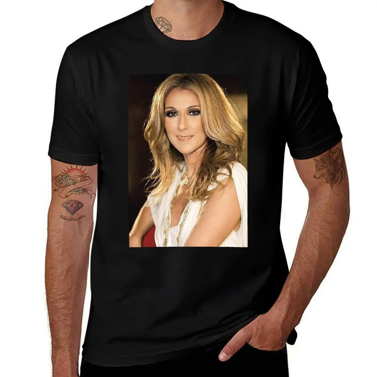 

Celine Dion Memory of White Dress T-Shirt t shirts for man graphic funny cotton t shirt man cotton t shirts man 100% T-Shirt