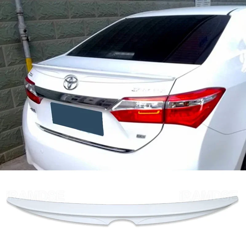 

Spoiler for Toyota Corolla 2014-2018 ABS Material Glossy Black Car Rear Trunk Wing Accessorie