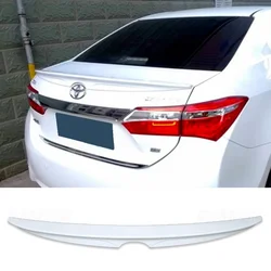 Spoiler for Toyota Corolla Sedan 2014-2018 ABS Material Glossy Black Car Rear Trunk Wing Accessorie