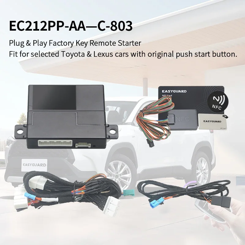 Plug Play Remote Starter Fit for Sienna Venza Sequoia  Tundra Granvia Gas Engine Cars  Auto Transmission Only