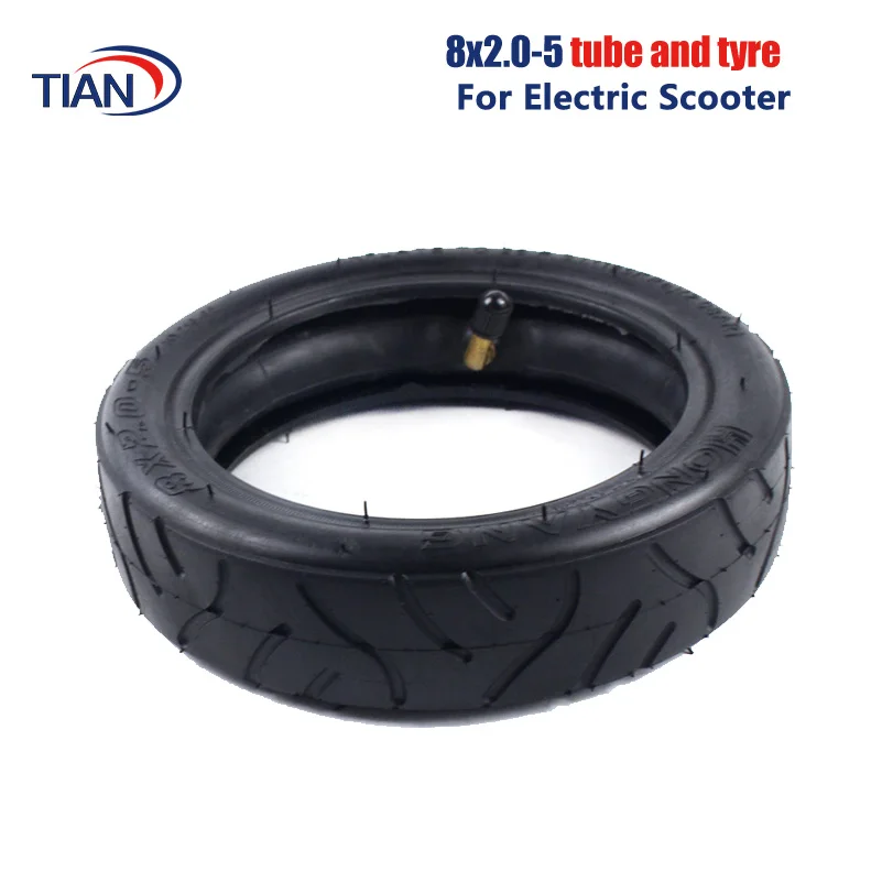 

8 inch pneumatic tire 8X2.0-5 inner outer tire 8x2.00-5 tube tyre for Electric scooter baby trolley motorcycle part