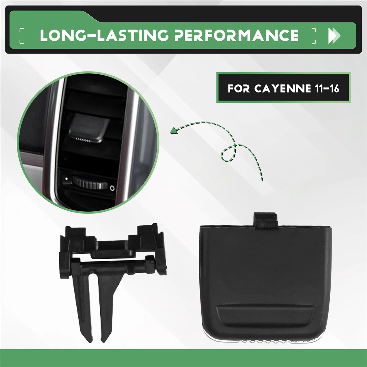 LLXA Front A/C Air Vent Outlet Tab Clip Repair Kit for Porsche Cayenne 2011-2016 Car