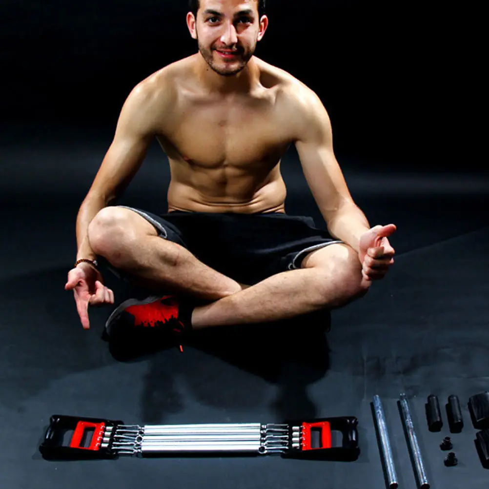 

Multifunctional Chest Expander Pulling Bands Spring Steel Arm Exerciser Fitness
