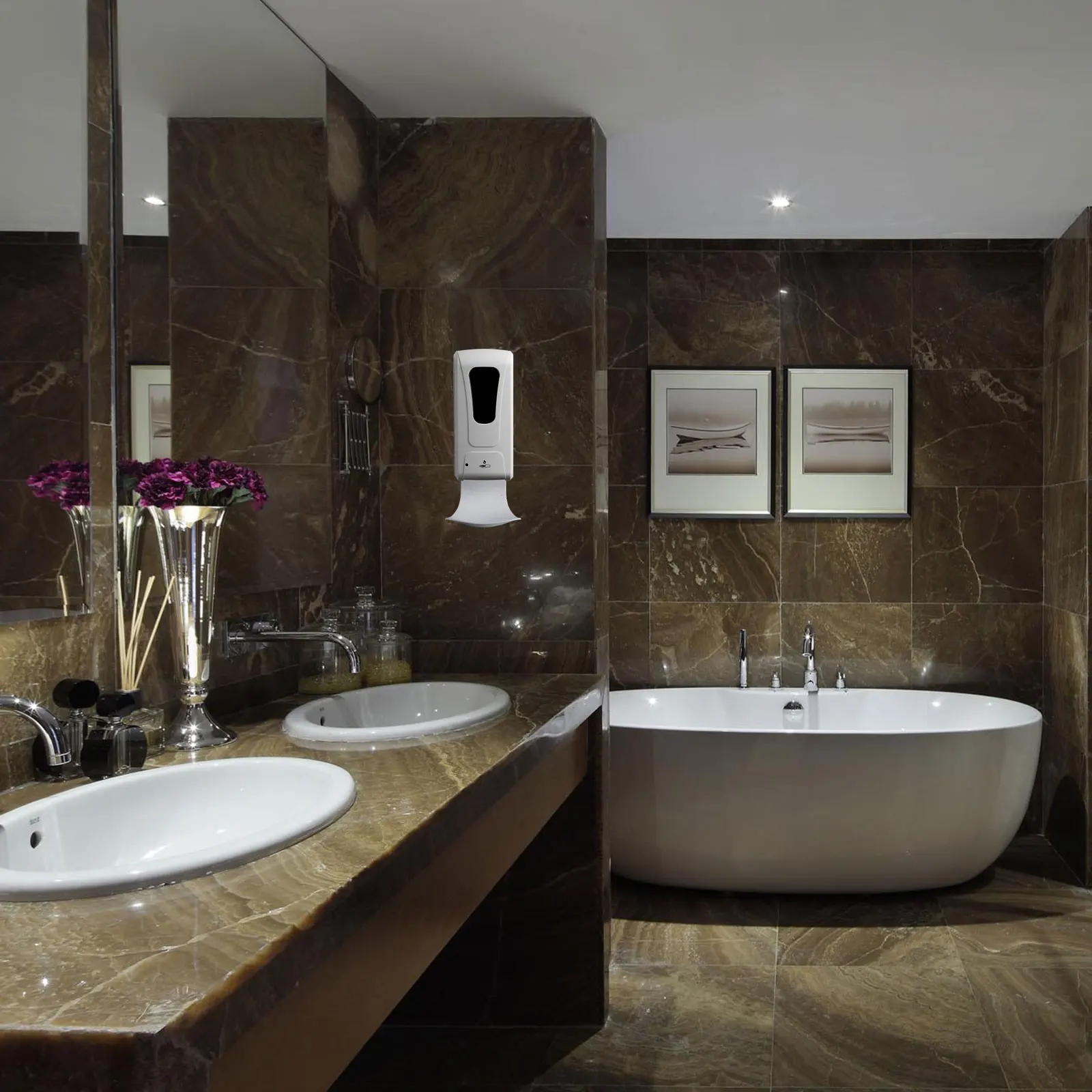 

1Pcs Soap Drip Tray Plastic ABS Catch Tray for Soap Dispensers Automatic Sterilizers Kitchen Bathroom Household Use