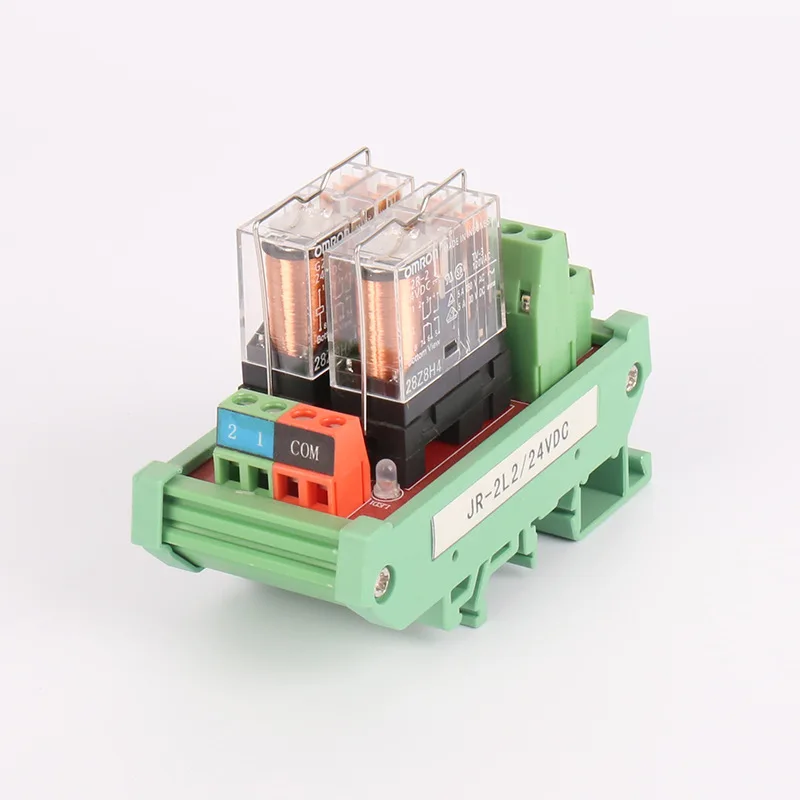 JR-2L2-24VDC Relay Module Two Open and Two Closed Relay Driver Board Module Solid State Relay Module