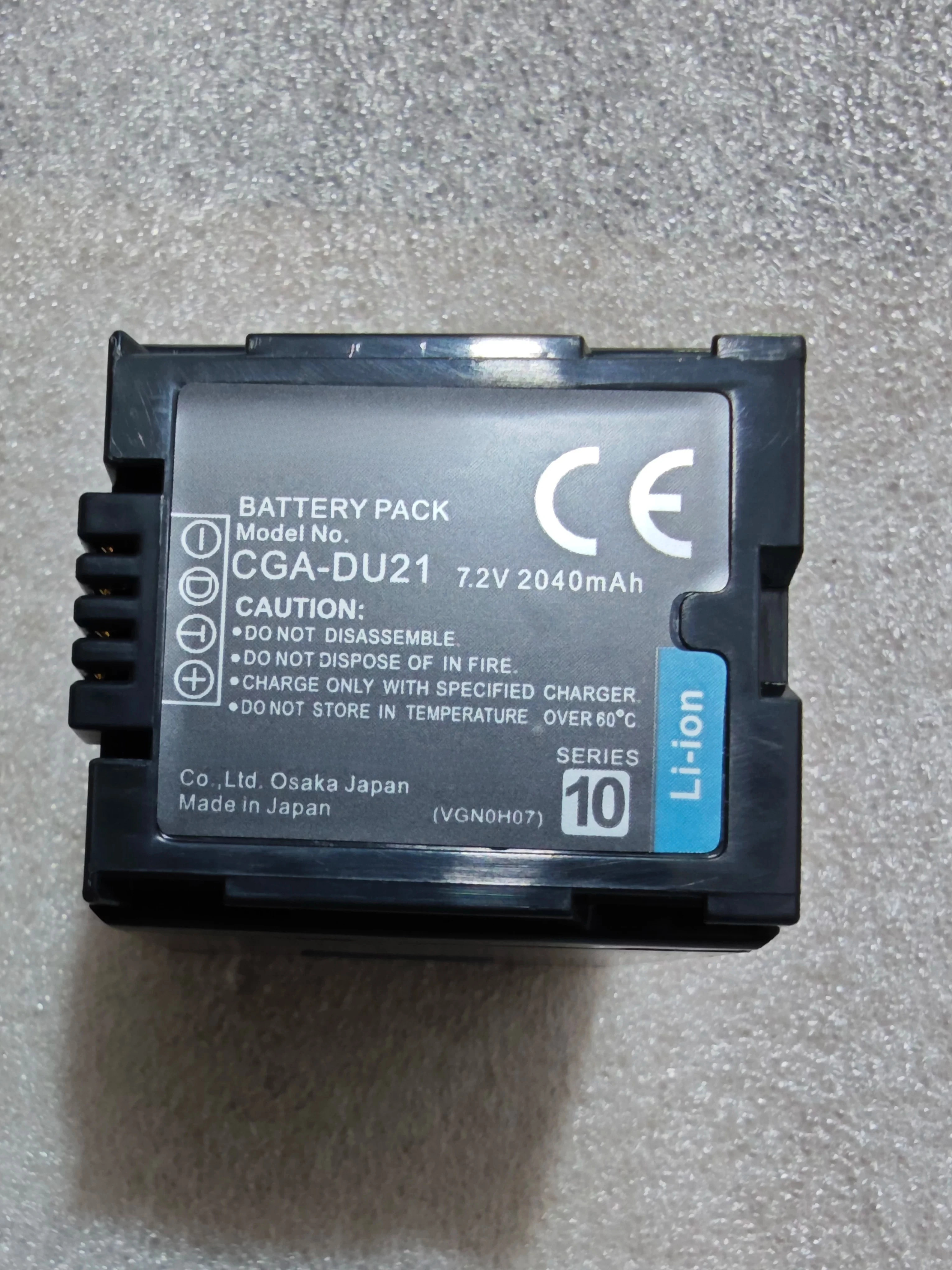 .。for Panasonic CGA-DU21 DU06 NV-GS158 GS258SK GS78SK GS28SK battery。