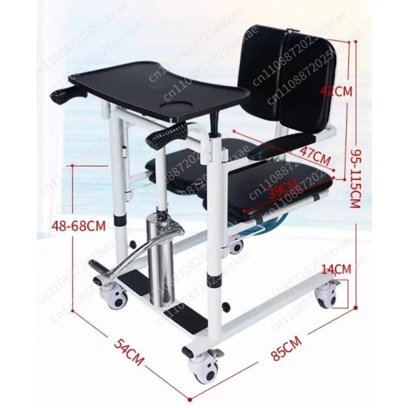 New type of wheelchair lift paralyzed elderly care multi-functional bedridden patient lift hydraulic lift without lifting