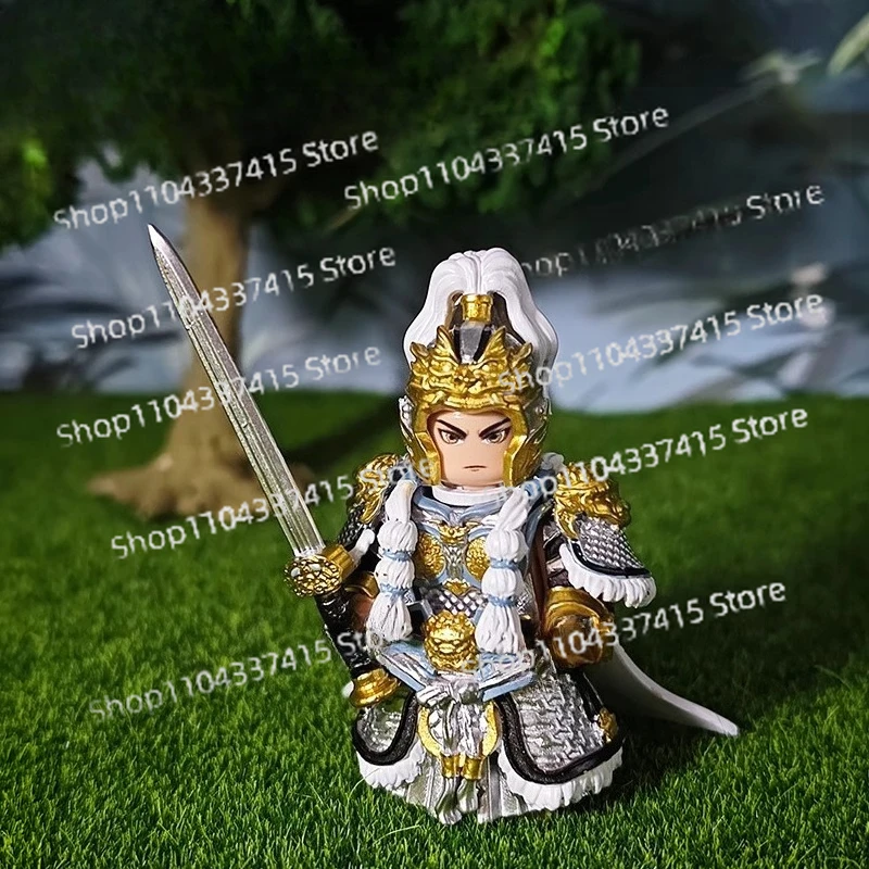 MOC Tercera fiesta Renzai Tres Reinos Caballo de batalla antiguo Chao Rompecabezas Juguete de ensamblaje