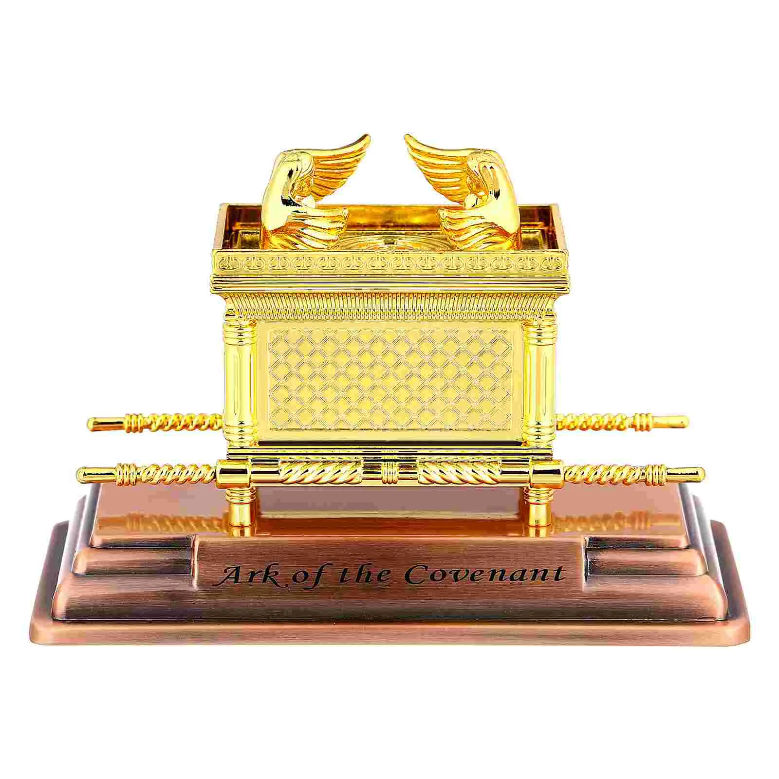 

Ark of Israel Religious Gift Ornaments The Covenant Model Toys Mini Zinc Alloy Christian Man Church