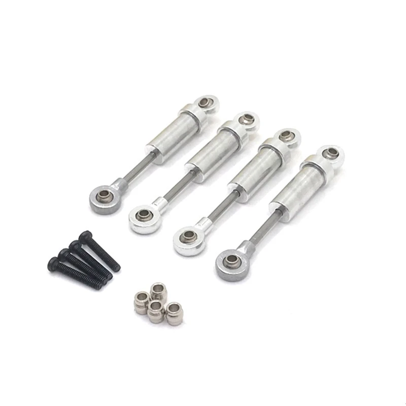 4PCS Metal Shock Absorber Dampers For 1/18 Scale FMS Toyota Fj Cruiser Land Cruiser Arizona JEEP RC Car Upgrade Parts