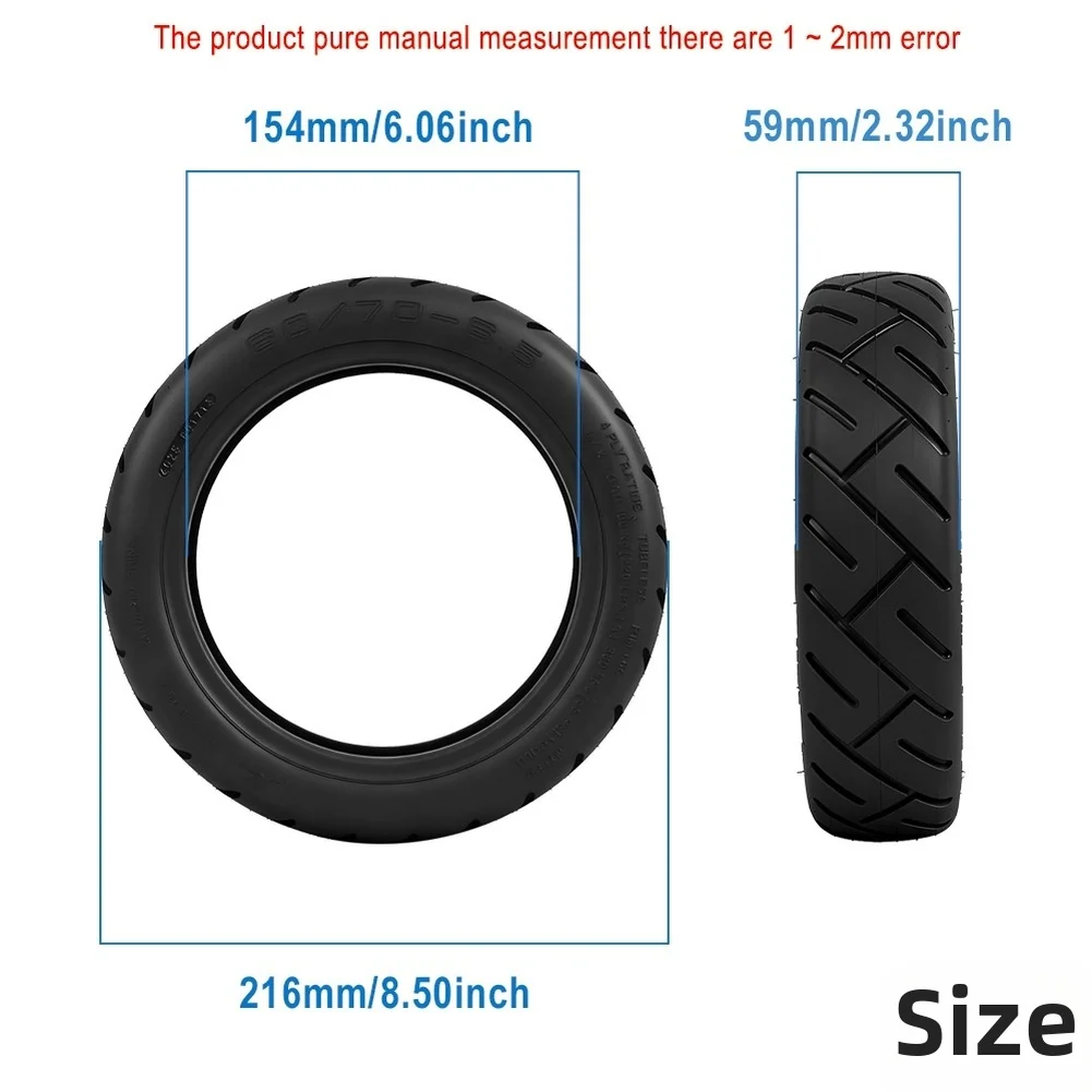 

City Commuting Tubeless Tire Wear-resistant Upgrade Wear-resistant Deep Tread Pattern For Xiaomi 5 Electric Scooter