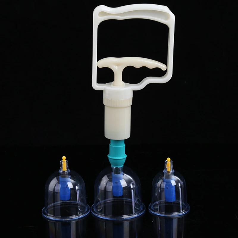 Chinês Biomagnetic Vacuum Cupping Therapy Set, Ferramenta de alívio da dor, Body Relax, Massagem Músculos Apertados, Casa, 24Pcs