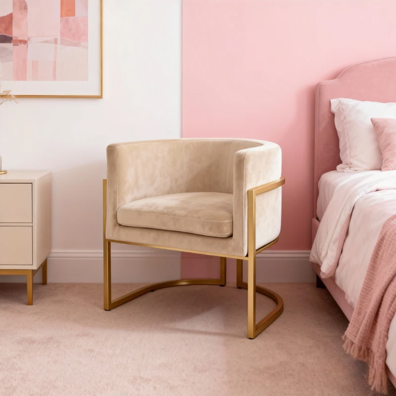 

Dining Chairs Chinese Style Simple Stainless Steel Velvet Dining Chair Luxury Hotel Restaurant Sillas Para Comedor Kitchen