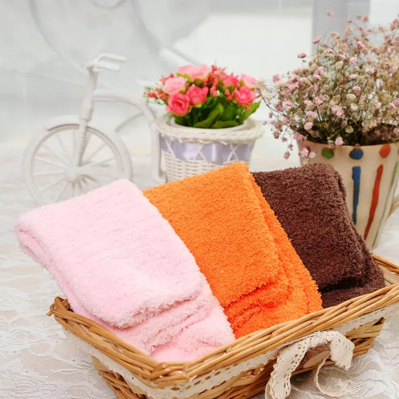 

5 Pairs Women's Thermal Short Socks Set for Girls Coral Fleece Fluffy Sleep Ankle Socks Boots Indoor Thick Floor Socks for Women