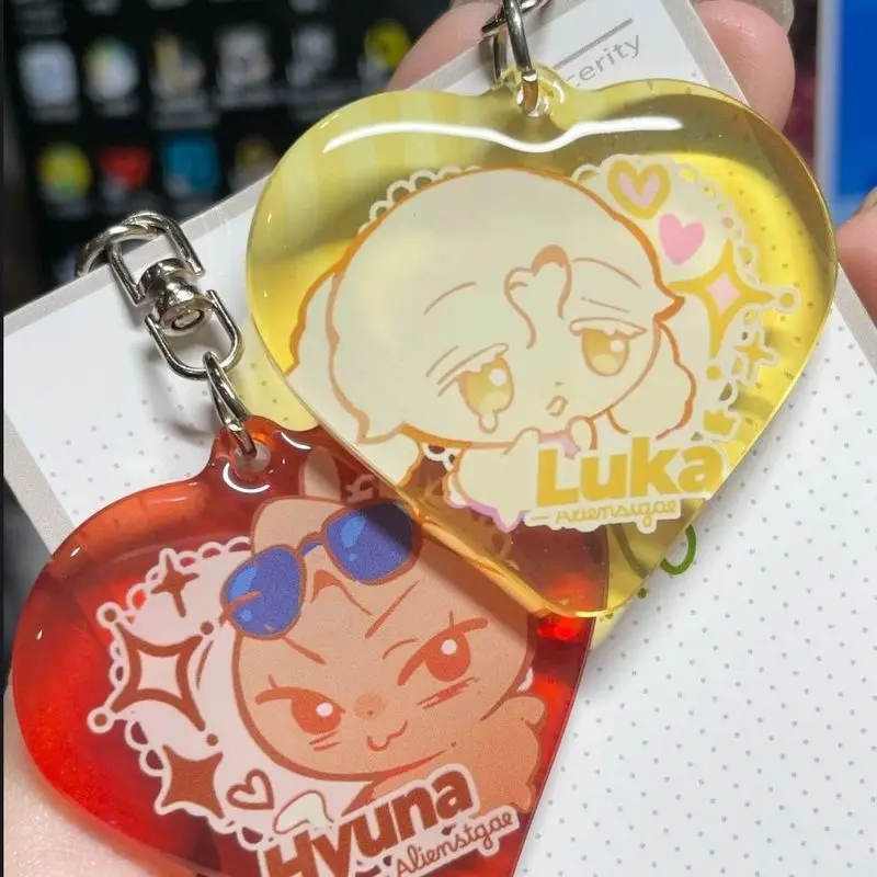 ALIEN STAGE Anime Ivan Till Ivti Adorable Figure Acrylic Idol Pendant Car Keyring Backpack Bag Keychain Student Birthday Present image 4