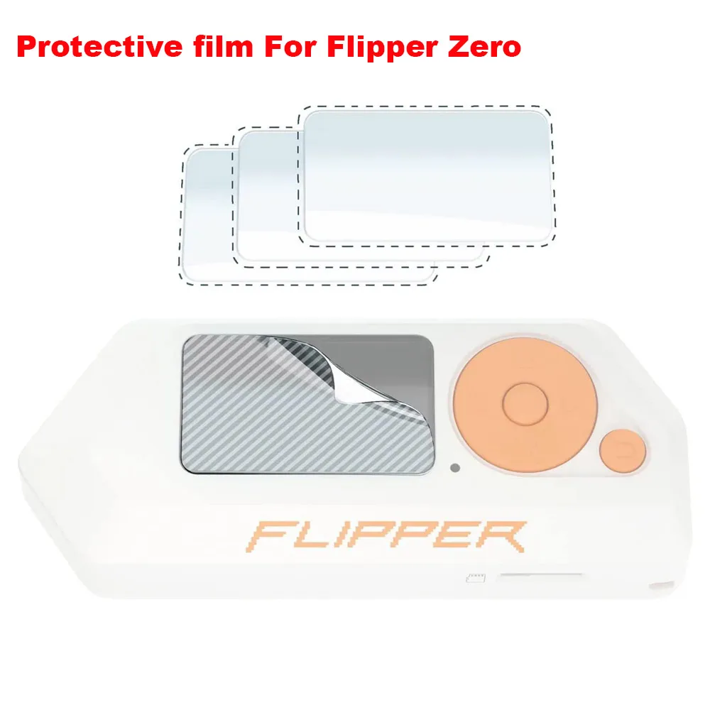 3PCS Screen Film Cover For Flipper Zero Game Console Screen Protector Anti Scratch for Flipper Zero Game Accessories