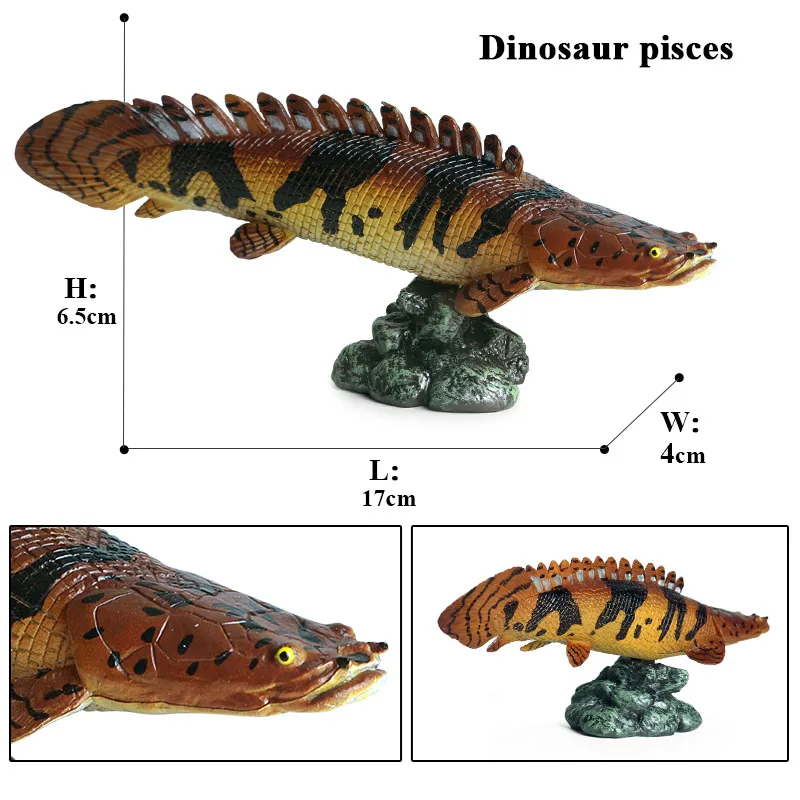 Oenux Simulation Sea Life Animals Fish Model Action Figures Ocean Fish Sailfish Piranha Carp Aquarium Animal Figurines Kids Toy