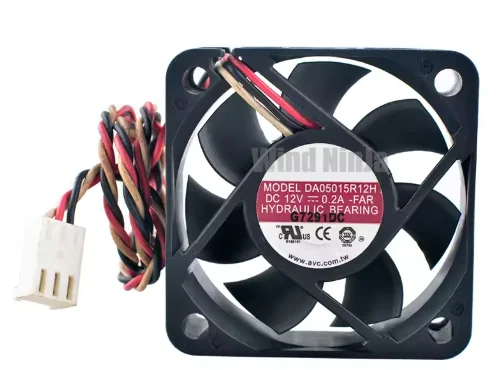 For Chassis CPU - DA05015R12H High Speed Micro Cooling Fan 5cm 50mm 50x50x15mm DC12V 0.20A 3Pin 5000RPM