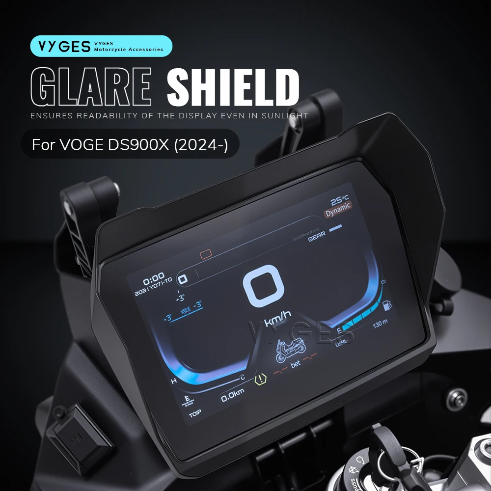 

Glare Shield Sun Visor Cover Instrument Screen Sunshade Guard For VOGE DS900X 2024- DS625X DS525X DSX 900 625 525 2025-