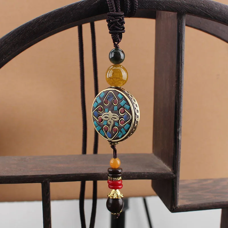 DIY accessories Ethnic Style Nepal Ping An Brand Sweater Chain Cotton and Linen Clothes Accessories Tourist Attractions Exotic S