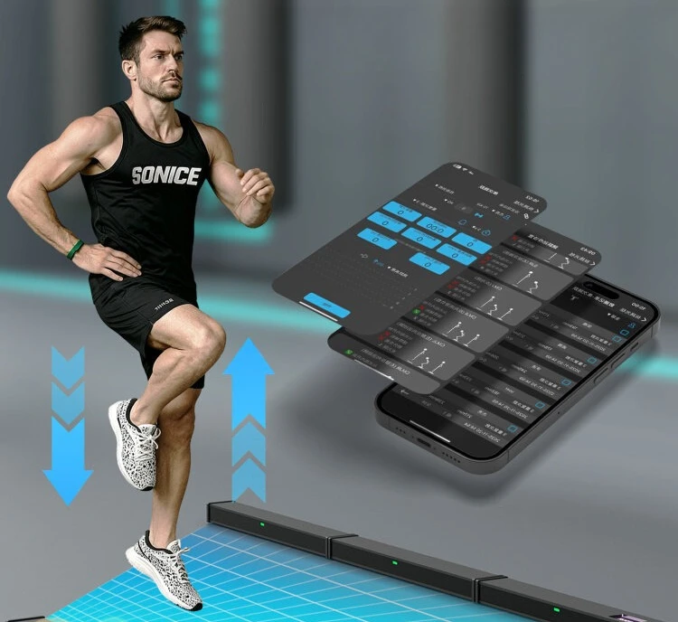 Vertical Jump Tester Real Time Measuring Equipment for Gym Jump Height Jump Time Power Indoor Training Test