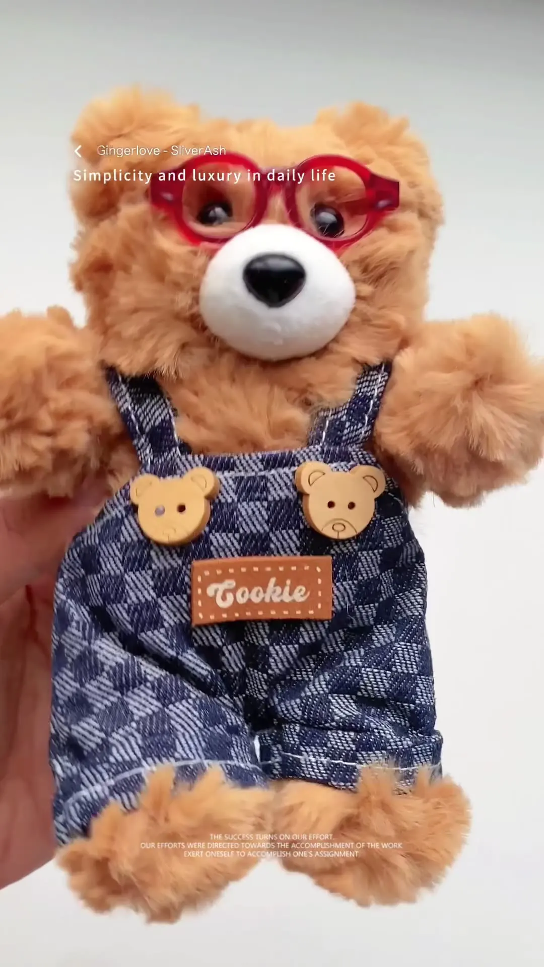 アウトドア野生のクマのバッグペンダントキーホルダーぬいぐるみ誕生日プレゼント人形マシン