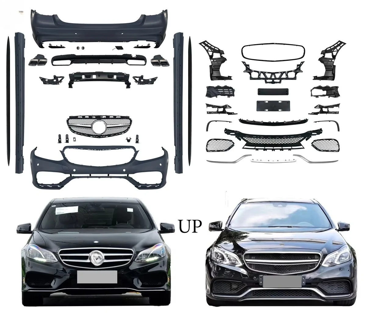 

Car Bumper for E Class W212 14-15 Refit Amg Front Car Bumper Rear Car Bumper Fcustom