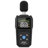 ABKD MESTEK SL720B Digital Sound Level Meter 30-130Db Noise Decibel Measuring Meter LCD Color Screen A/C Weighting Max/Min Value