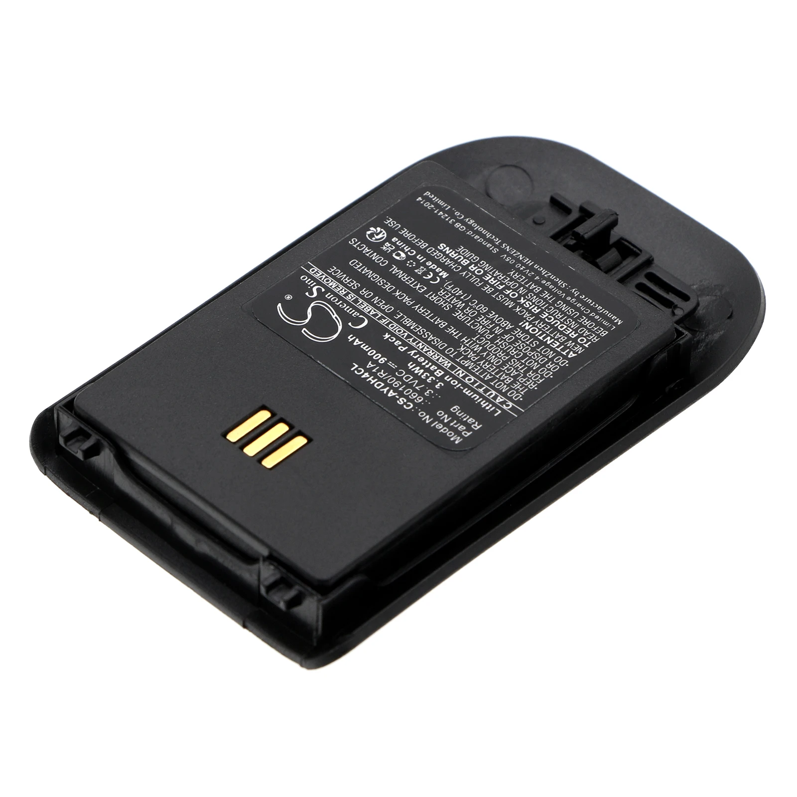 CS 교체 배터리, 이노폰 IP62, IP63, 900mAh, 3.33Wh 무선 전화기용