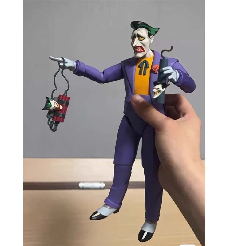 Genuino Joker 1/6 Action Figure 12 Pollici Giunti Mobili Modello Giocattolo Del Fumetto Batman Versione Animata Desktop Decor Collezione Regalo