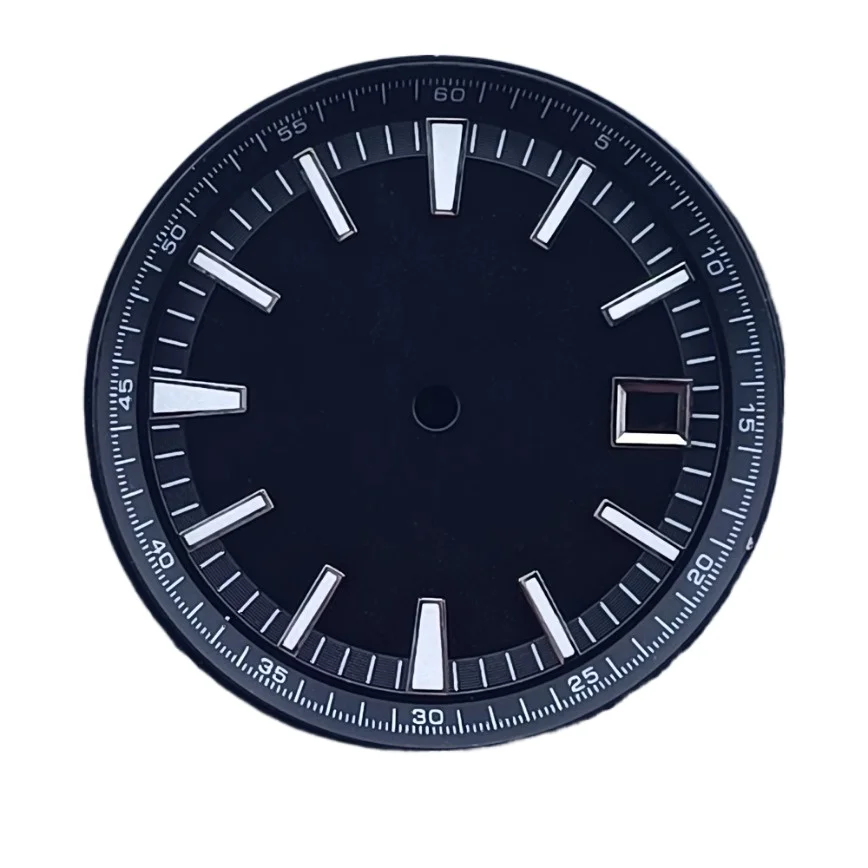 33mm 8215 Dial Black Blue Beige  No Logo Green Luminous for 8215 Mechanical Movement Watch Parts