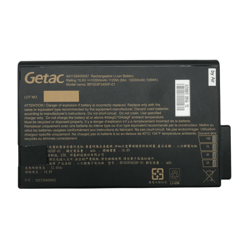 Authentic 112W BP-LP2900 BP3S3P3450P-01 Battery Applicable Getac V100 V200 B300 X500 S400