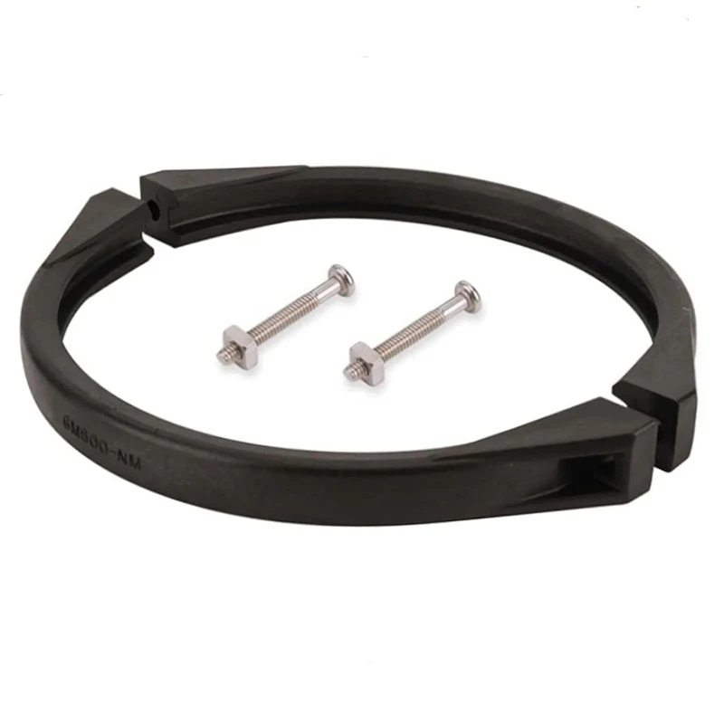 Plástico preto Flange Valve Clamp, filtro de areia, adequado para Hayward S144T Pro Series Pool, GMX600NM, 1 Pc