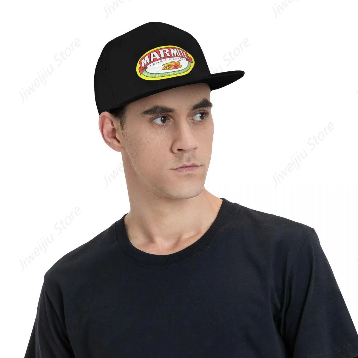 Marmite Logo Men Cap หมวกผู้หญิงหมวกสําหรับชายเบสบอลหมวกสําหรับชาย Man หมวกเบสบอลหมวก