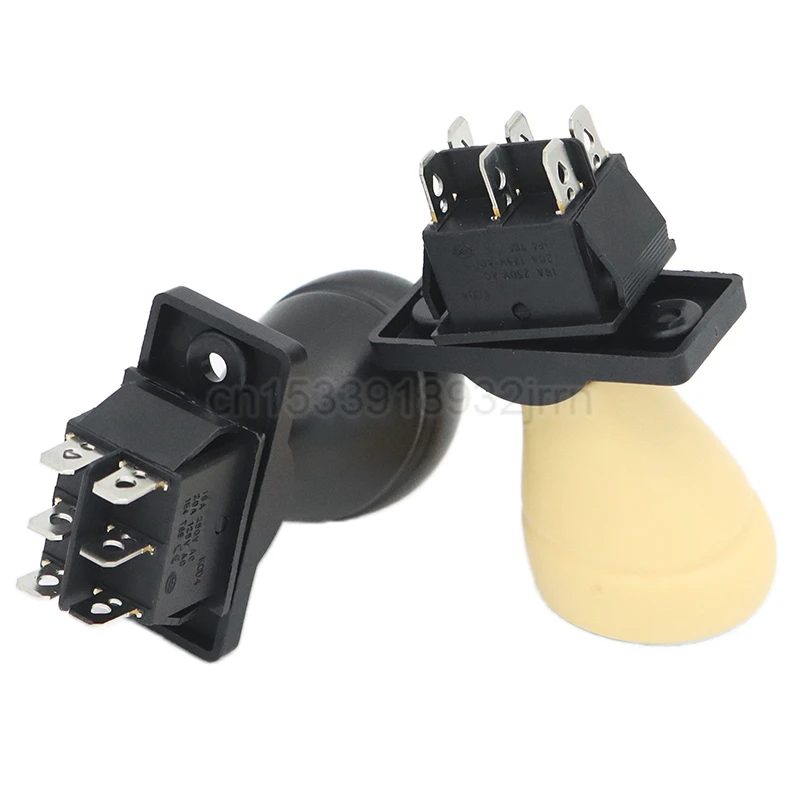 1Pcs KCD4 6Pin ON-OFF-ON Children\'s Electric Vehicle Baby Carriage DPR Car Toggle Switch Push Handle Forward And Backward Stop