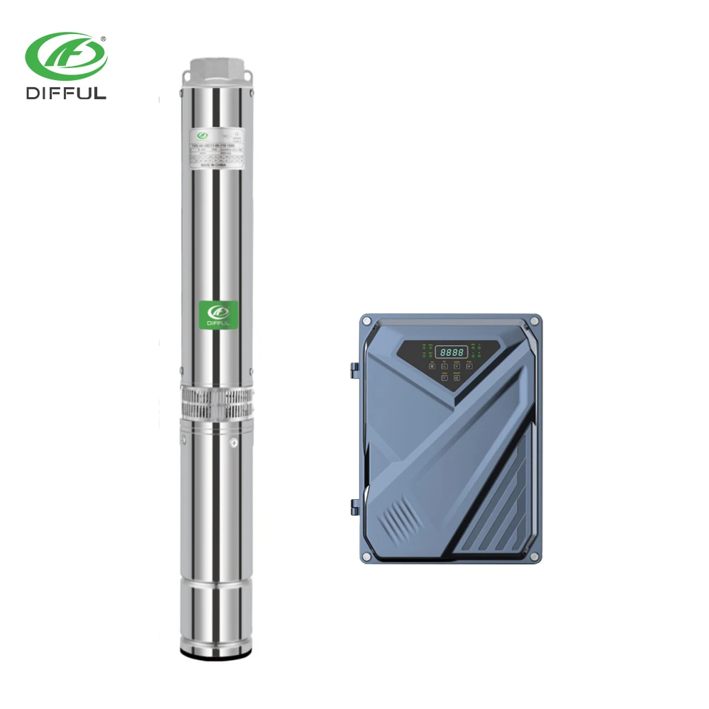 Submersible Deep Well Pump 4 Inch 100m Deep Well Solar Water Pump Suppliers