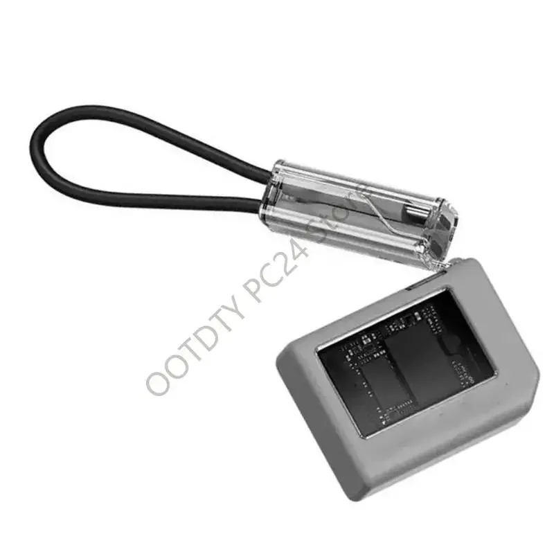 

H7BA External M.2 NVMe SSDs Case with 10Gbps USB C Interfaces, Supports Up to 2230 Form Factor, Active Cooling Fan Included