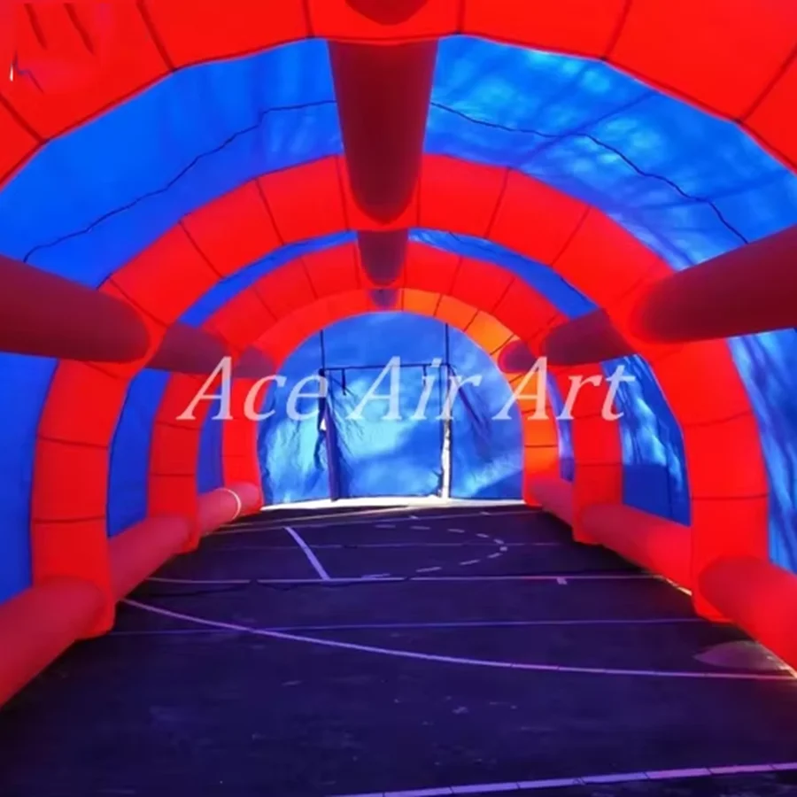 16 m L *7 m W *3.5m H Giant Portable Long Inflatable Tunnel Party Channel Tent